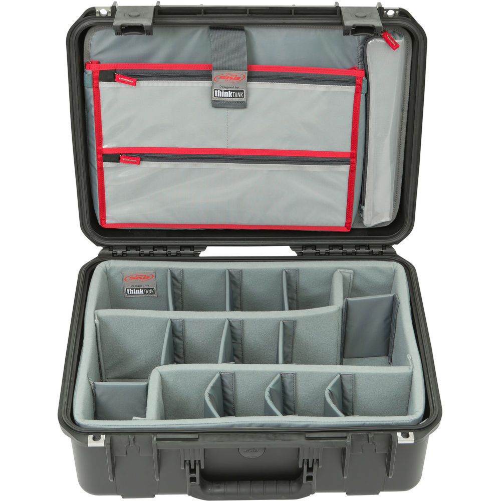 SKB iSeries 1813 7 Case with Think Tank Photo Dividers & Lid Organizer - Durable Hard Shell Protective Case for Camera Equipment, Electronics & Tools - Perfect for Travel, Storage & Professional Photography