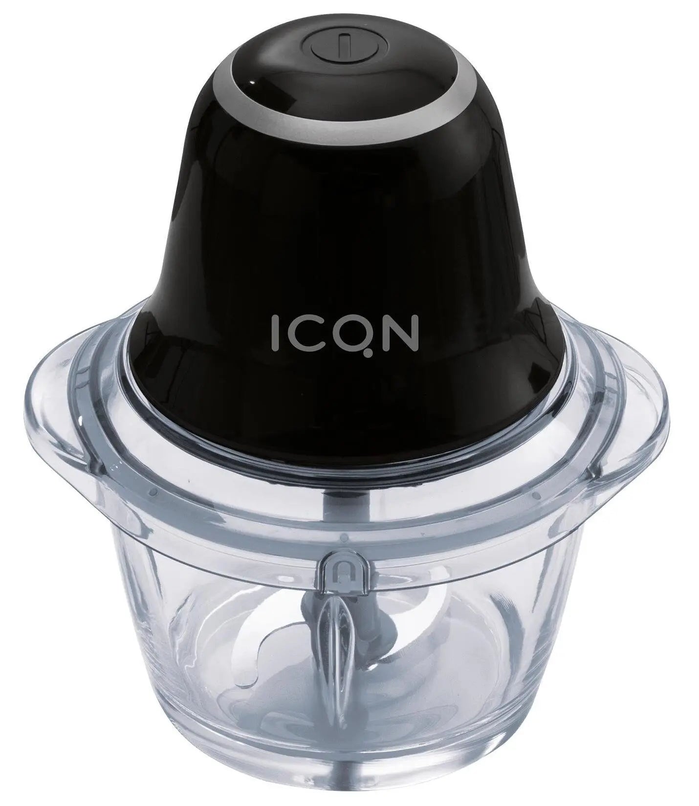 600W Icon Chopper Glass - Powerful Electric Food Chopper for Smoothies, Sauces & Dips - Perfect for Kitchen, Restaurant & Meal Prep
