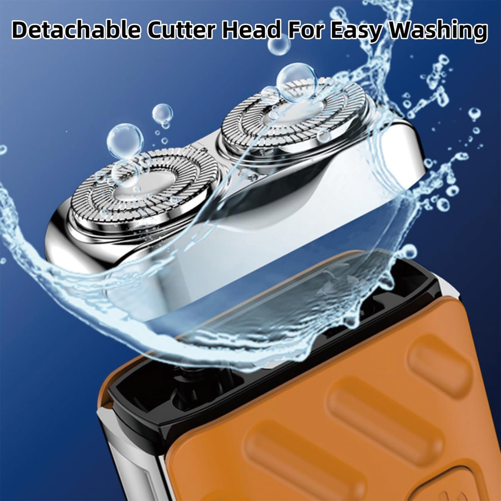 Best Electric Mini Portable Shaver for Men - Waterproof Dry & Wet Travel Shaver with USB Charging - Perfect for Business Trips, Office Use & On-the-Go Grooming