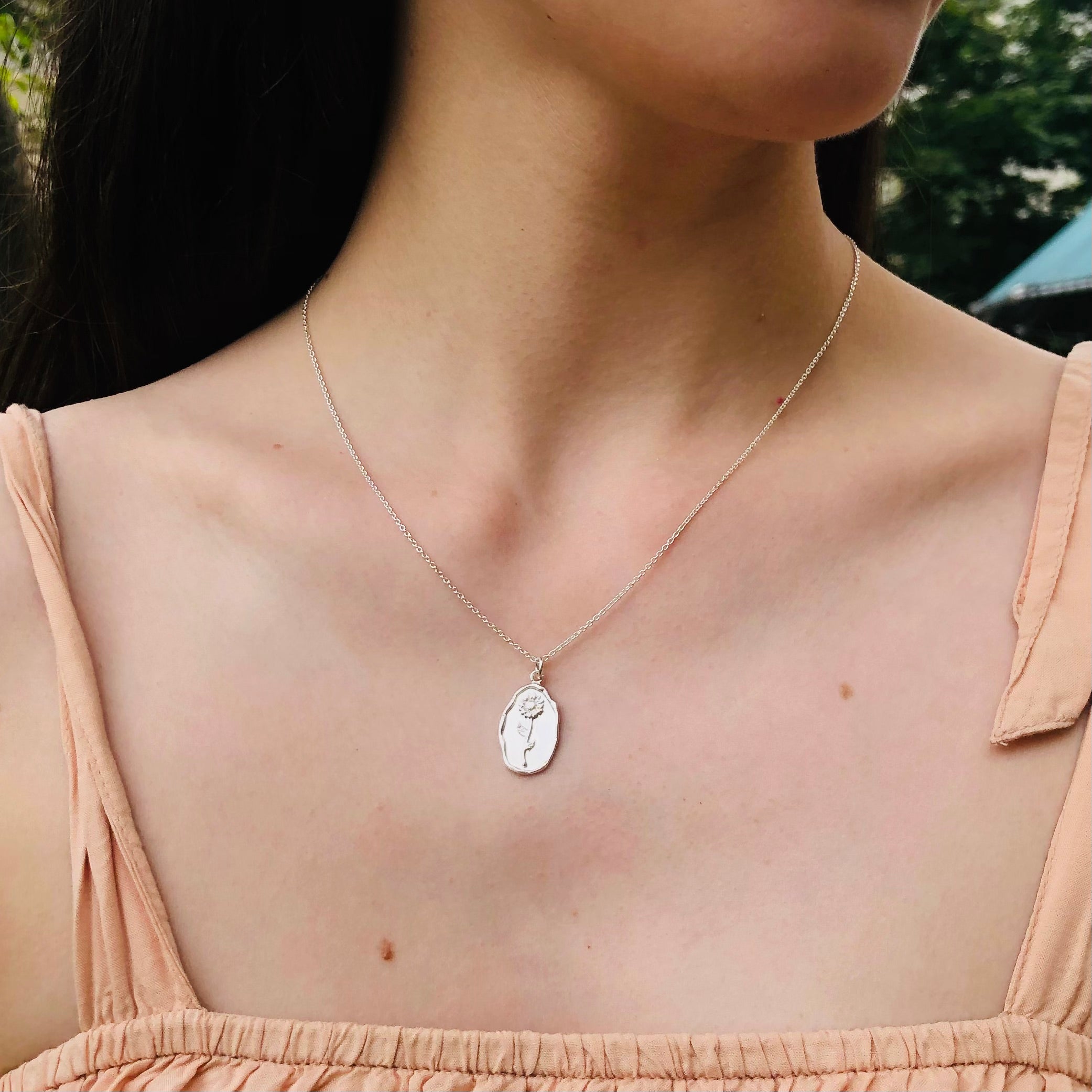 Flower of the Month Charm Necklace - Birth Month Floral Pendant Jewelry for Women - Perfect Gift for Birthday, Anniversary & Special Occasions