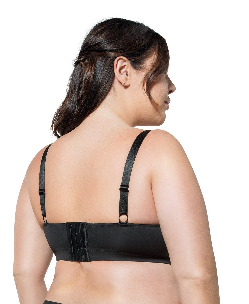Parfait Erika Bralette Bra - Comfortable Wireless Lace Bralette in Black | Perfect for Everyday Wear, Lounge & Sleep