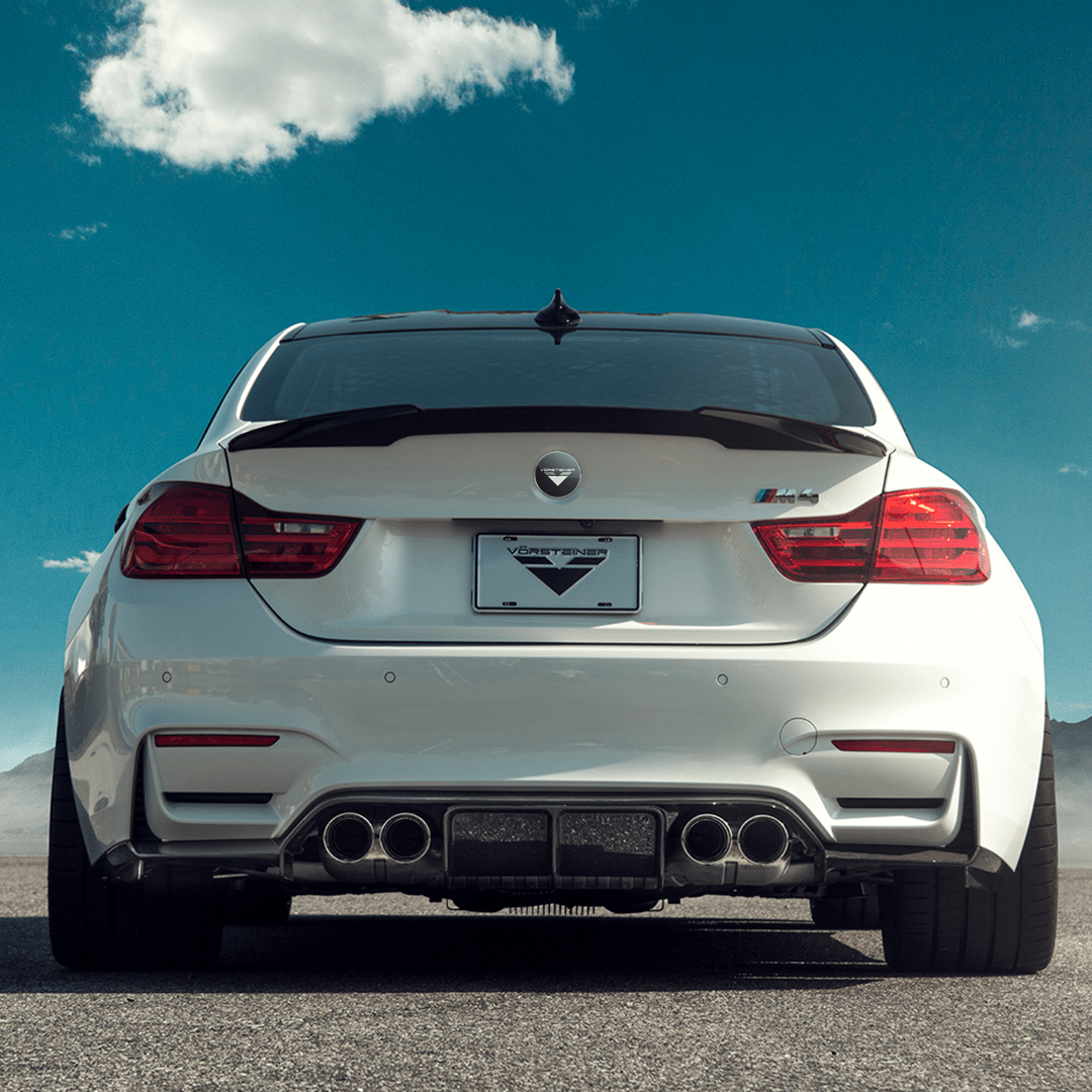 BMW F8X M3 M4 GTS Carbon Fiber Rear Diffuser V Style - High Performance Aero Upgrade for Track & Street Racing