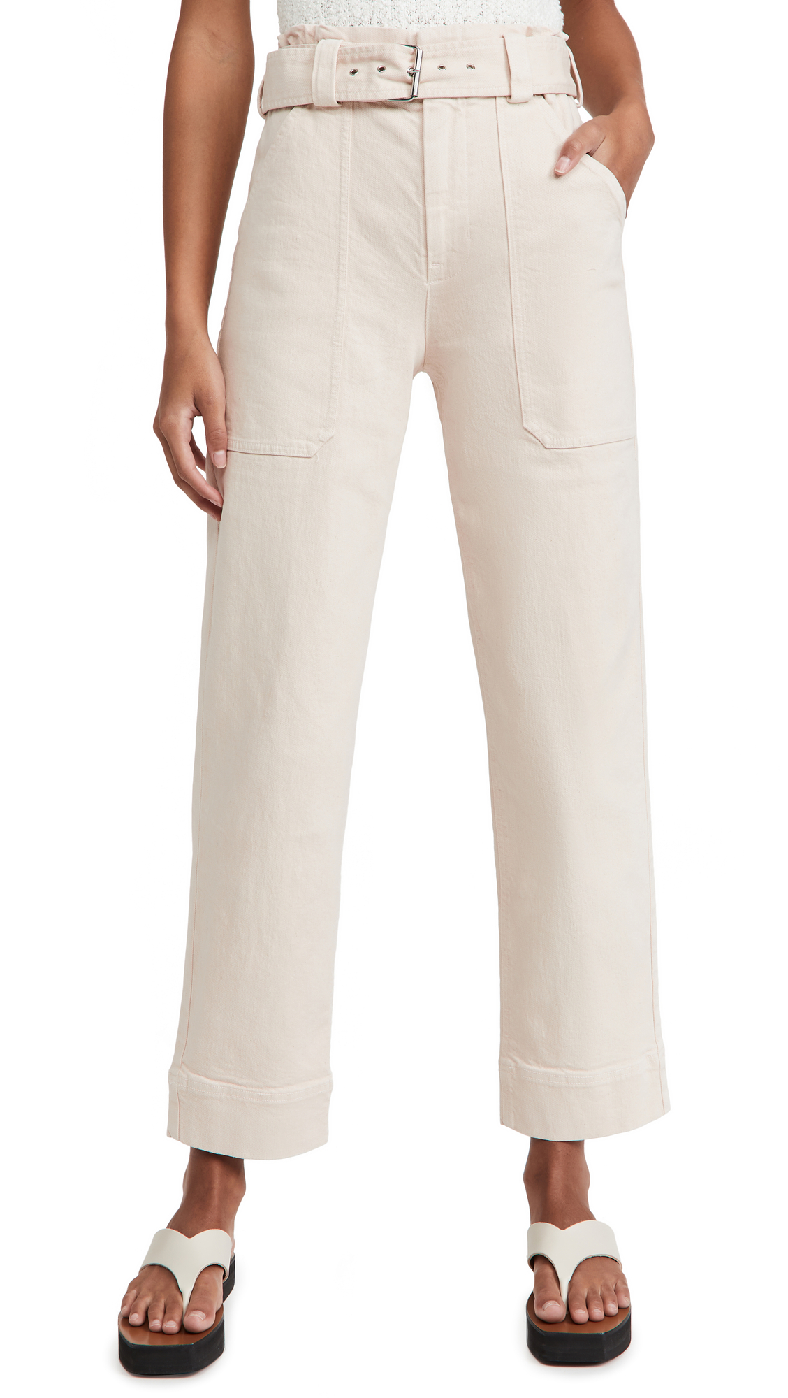 A.L.C. Women's Flynn Pants - High Waist Slim Fit Trousers for Work & Office | Comfortable Stretch Fabric for Business Casual & Professional Outfits