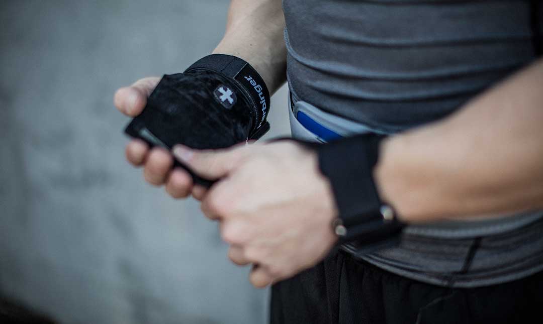 Harbinger Lifting Grips for Weightlifting & Gym Training - Premium Black Workout Gloves for Better Grip & Wrist Support - Ideal for CrossFit, Powerlifting & Strength Training
