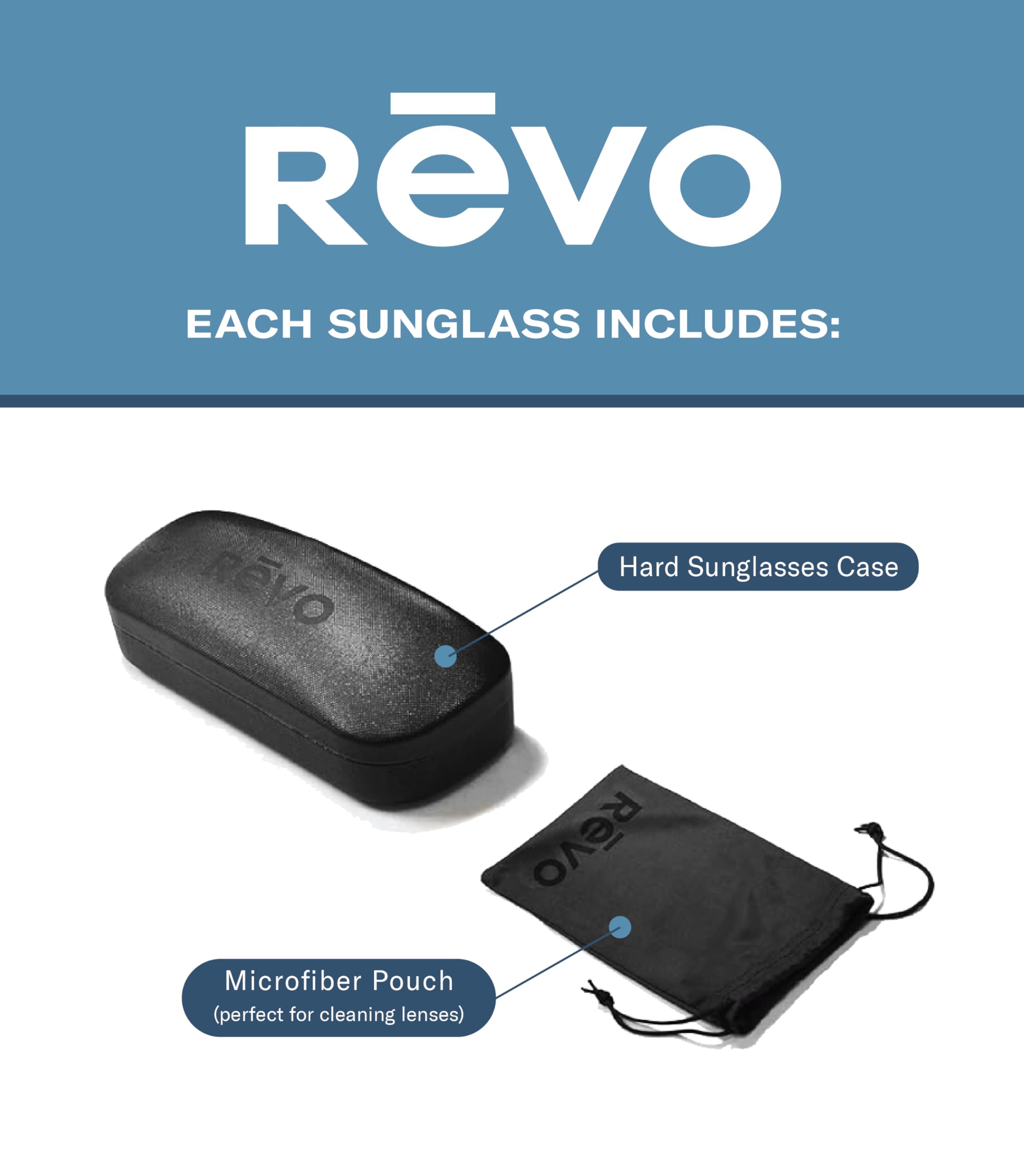 Revo Descend O Polarized Sunglasses - Rimless Oval Frame for Men & Women - UV Protection for Driving, Running, and Outdoor Activities