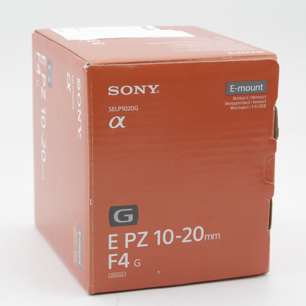 Open Box Excellent Condition Sony E 10-20mm f/4 PZ G Lens - Perfect for Vlogging, Travel & Landscape Photography