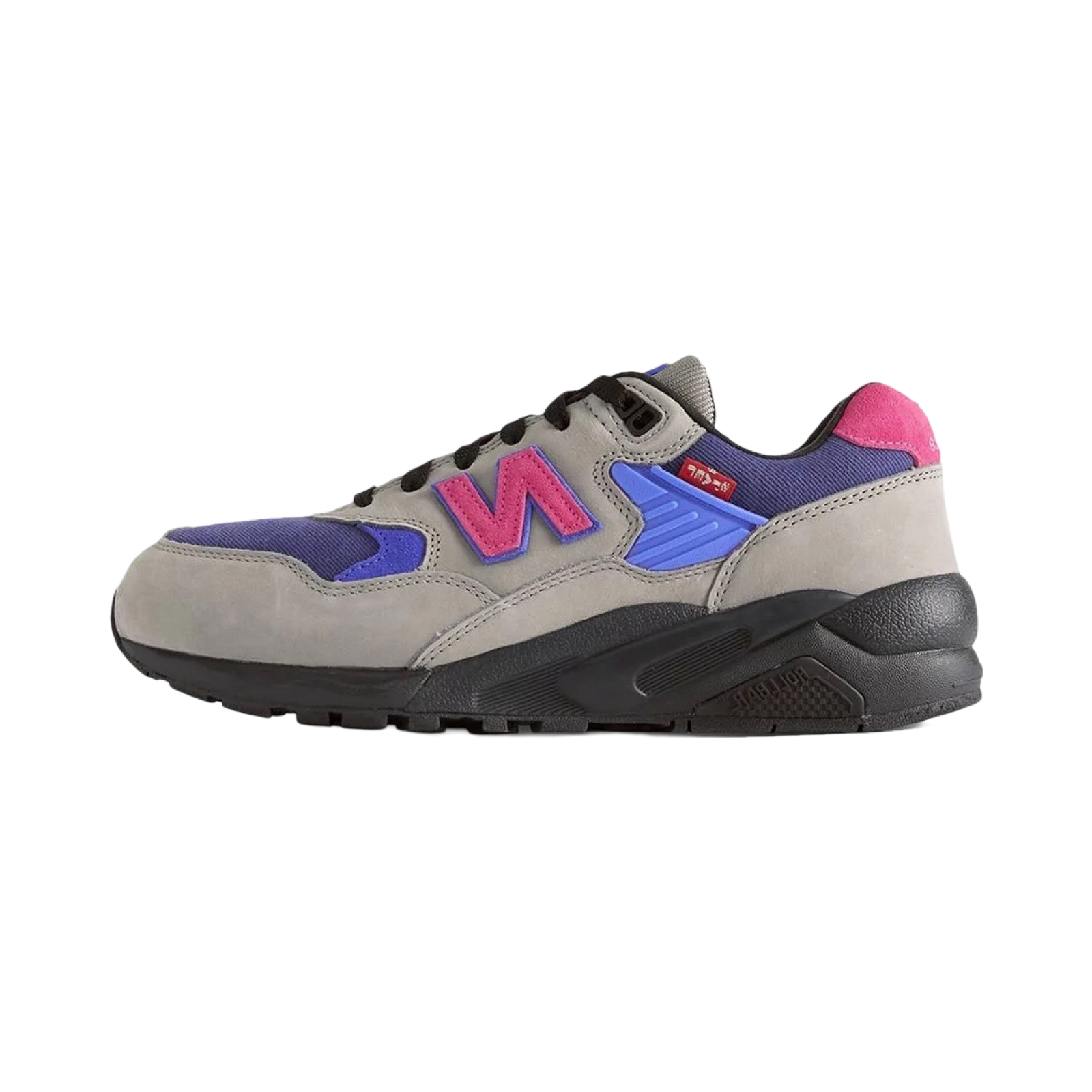 New Balance 580 x Levi's Dark Grey Men's Sneakers - Retro Running Shoes for Casual Wear & Street Style Fashion