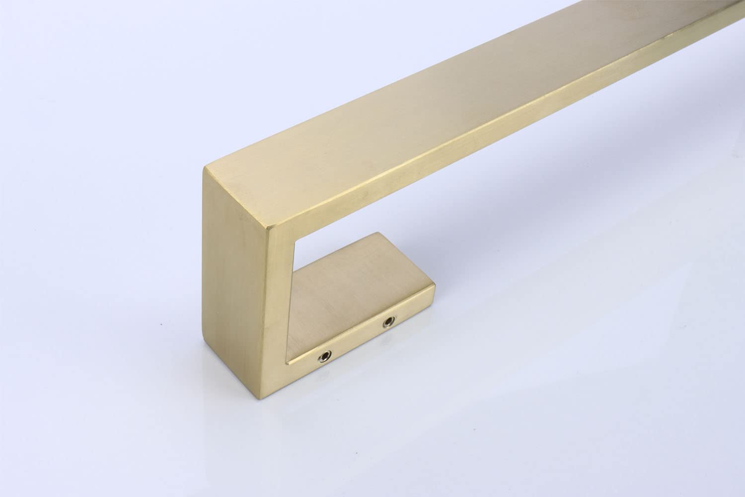 Premium SUS304 Stainless Steel Towel Bar - Heavy Duty 30 Inch Wall Mounted Bath Towel Rack with Square Base, Brushed Gold Finish for Bathroom & Spa - Perfect for Hanging Bath Towels, Robes, and Hand Towels in Luxury Homes, Hotels, and Resorts