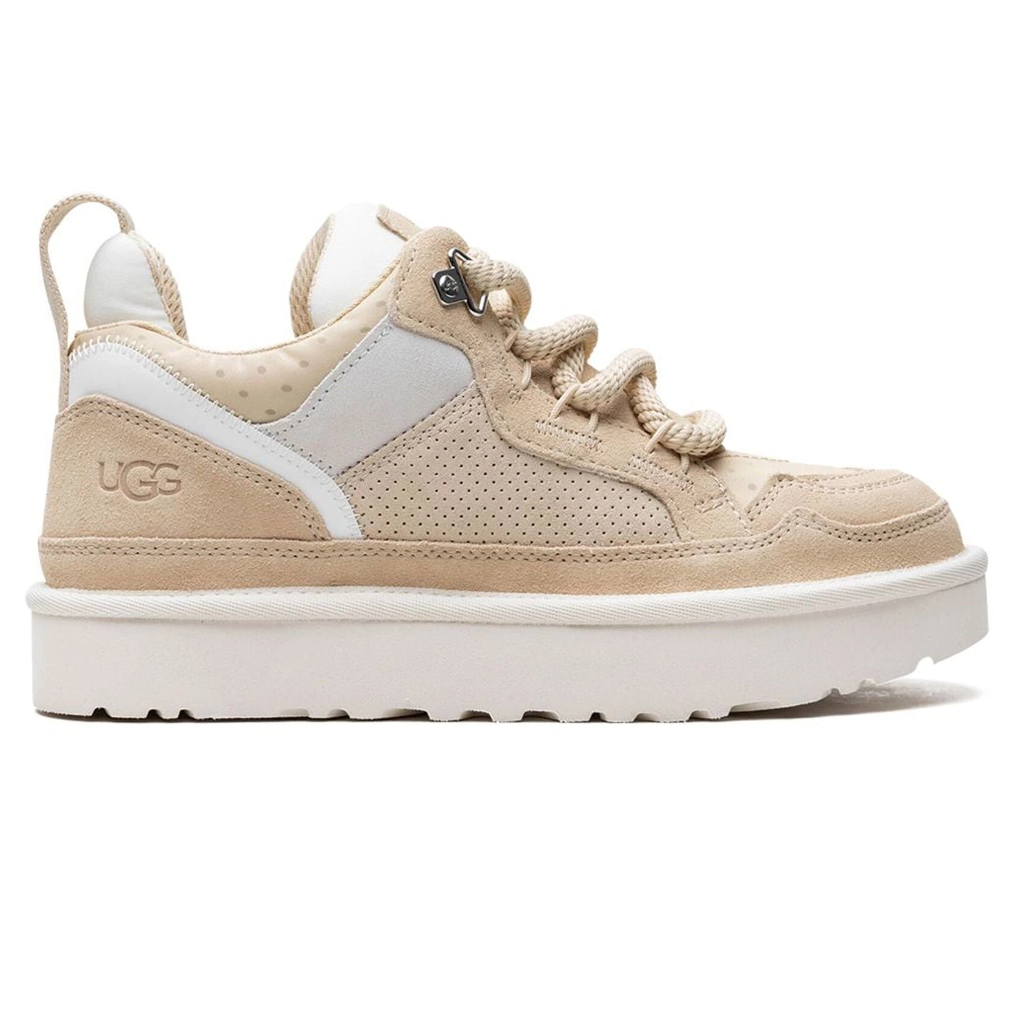 UGG Lowmel Trainer Spring Biscotti Women's Sneakers - Comfortable Casual Shoes for Walking, Running & Everyday Wear