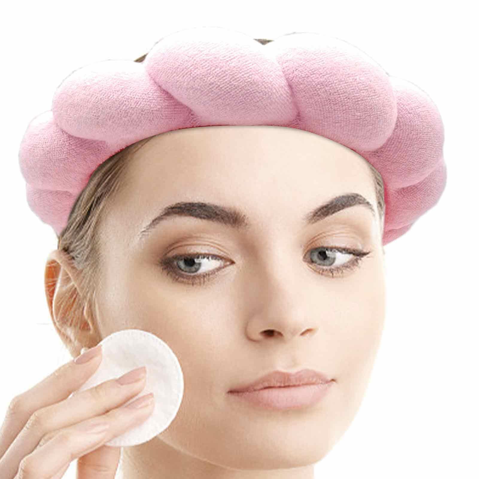 Spa Headband for Women & Girls - Soft & Absorbent Facial Headband for Washing Face, Makeup, Skincare, Shower, Yoga & Sports | Perfect for Beauty Routine & Gym Activities