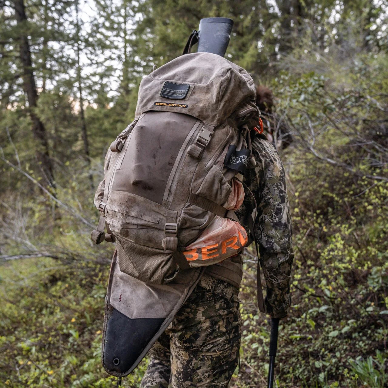Eberlestock Team Elk Pack - Lightweight Hunting Backpack with Rifle Scabbard | Durable Gear for Elk Hunting, Backpacking & Outdoor Adventures