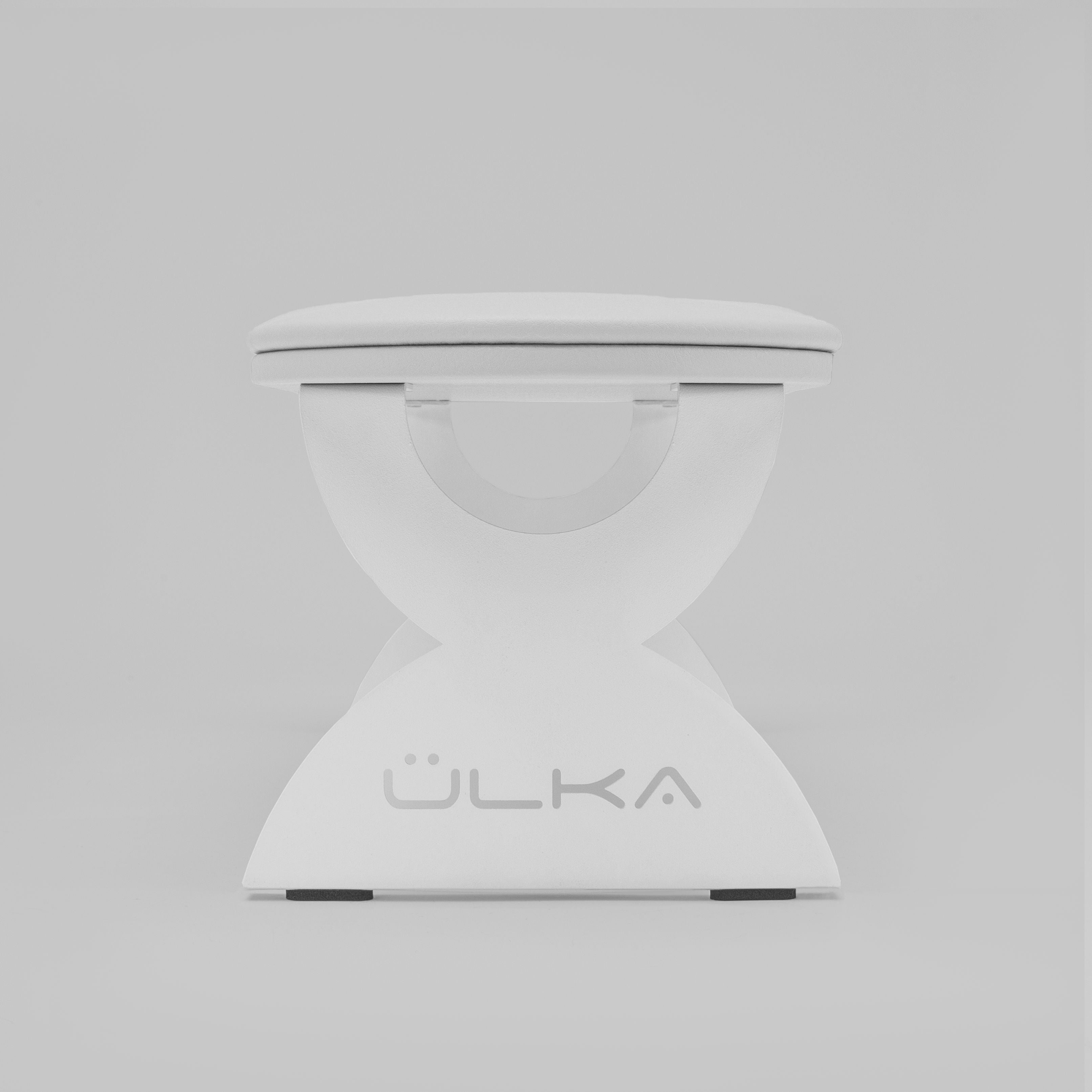 ULKA White Armrest for Office Chairs - Ergonomic Support for Comfortable Working & Gaming