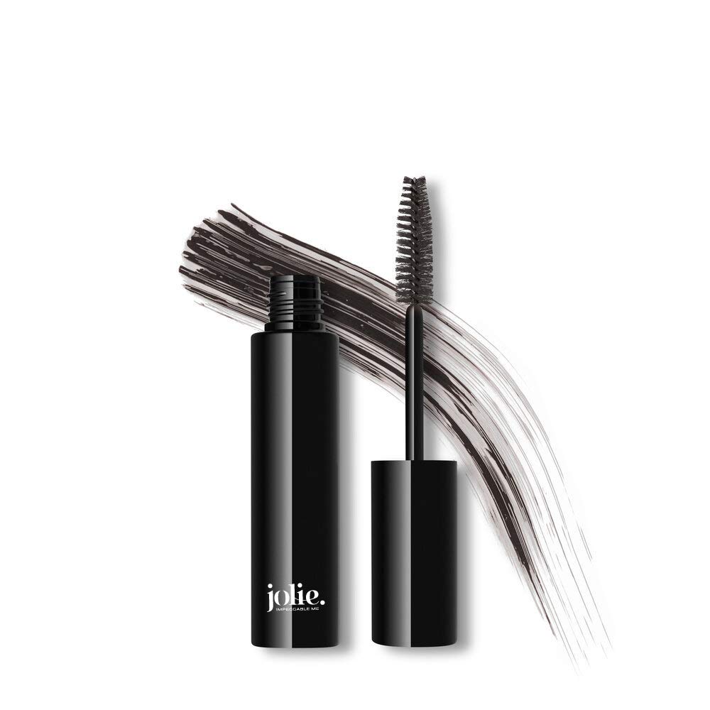 Jolie Cosmetics Hypoallergenic Mascara for Sensitive Eyes - Gentle Black & Brown Waterproof Eyelash Enhancer | Perfect for Daily Wear, Allergies & Contact Lens Wearers