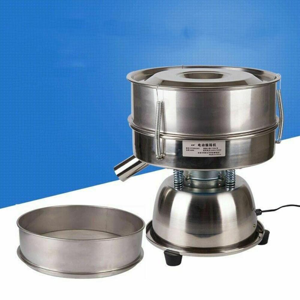 Electric Mechanical Sieve Motor - Industrial Shaker Vibrating Sieve Machine Motor with 30 Mesh Flour Sifter (Motor Only) - Perfect for Baking, Powder Processing, and Industrial Screening Applications