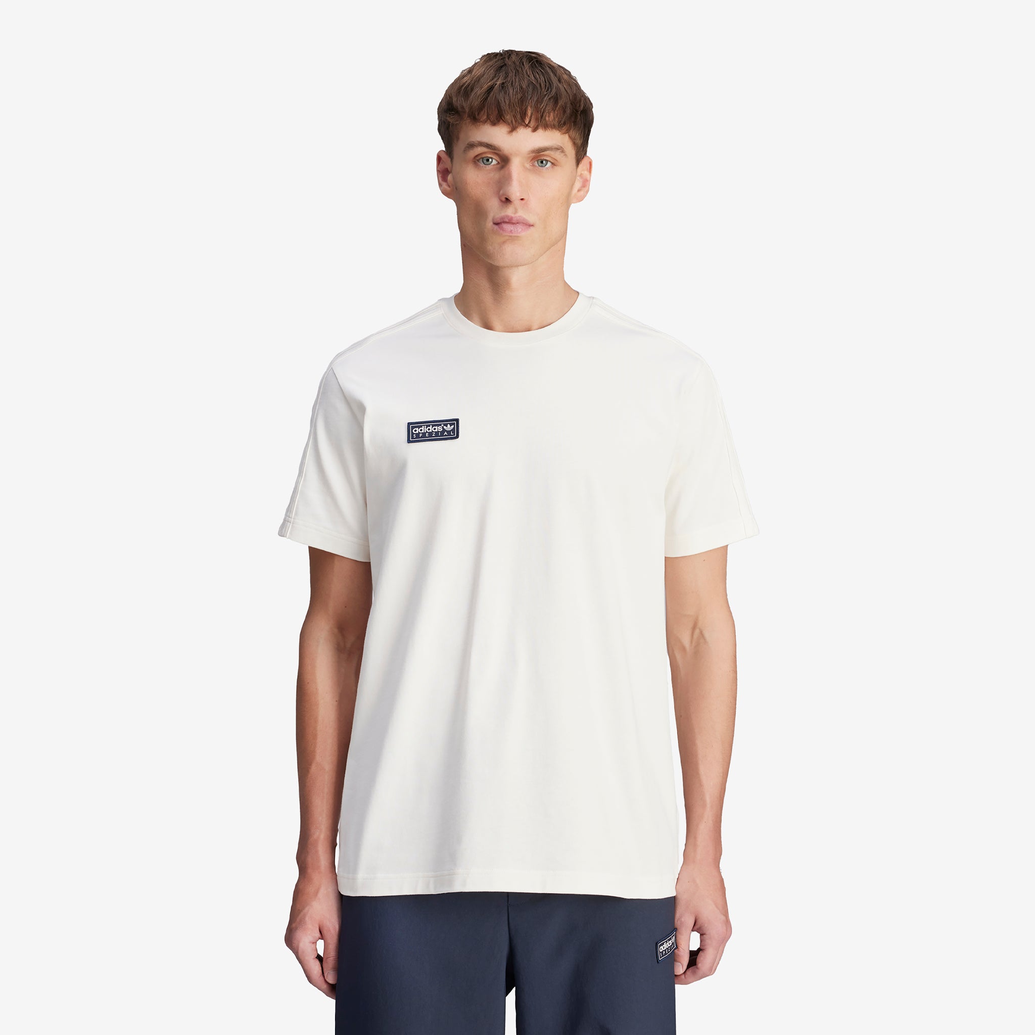 Brockhall SPZL T-Shirt - Men's Casual Cotton Tee in Chalk White | Perfect for Streetwear, Everyday Wear & Gym Outfits