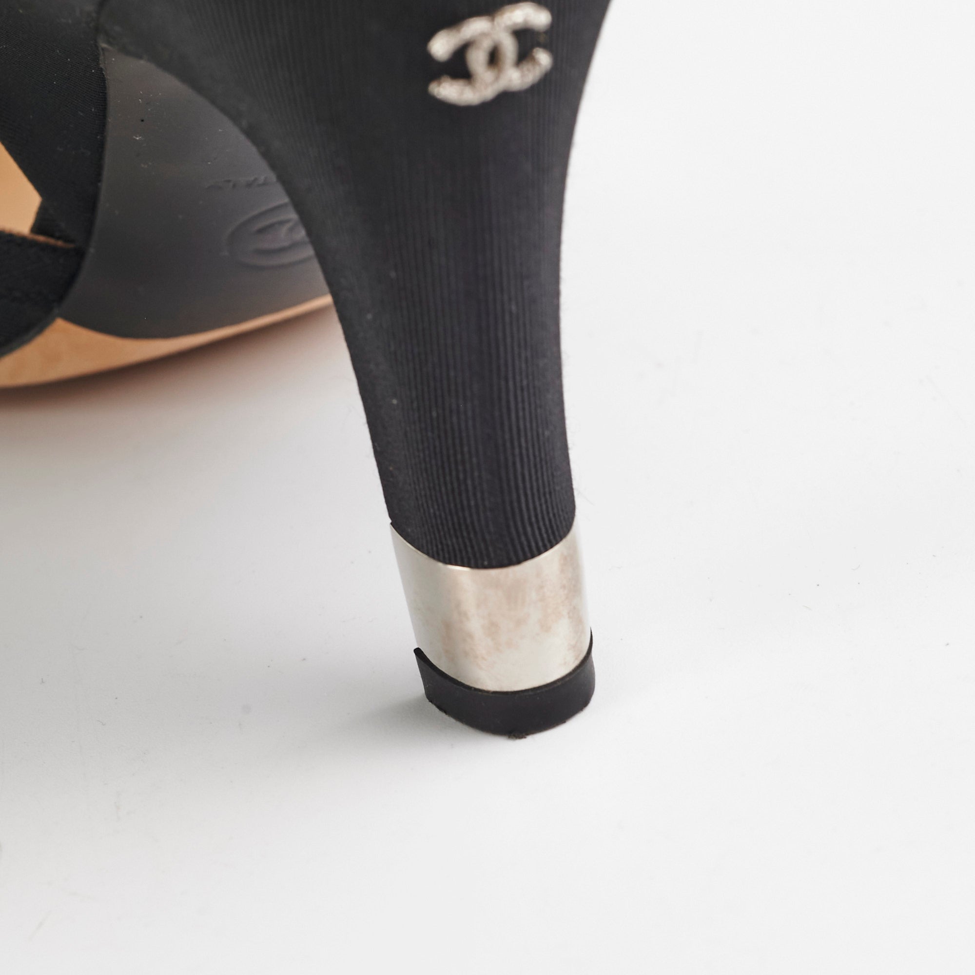 Chanel Black Pearl Heels Women's Size 36 - Luxury High Heel Pumps for Evening Parties, Weddings & Formal Events