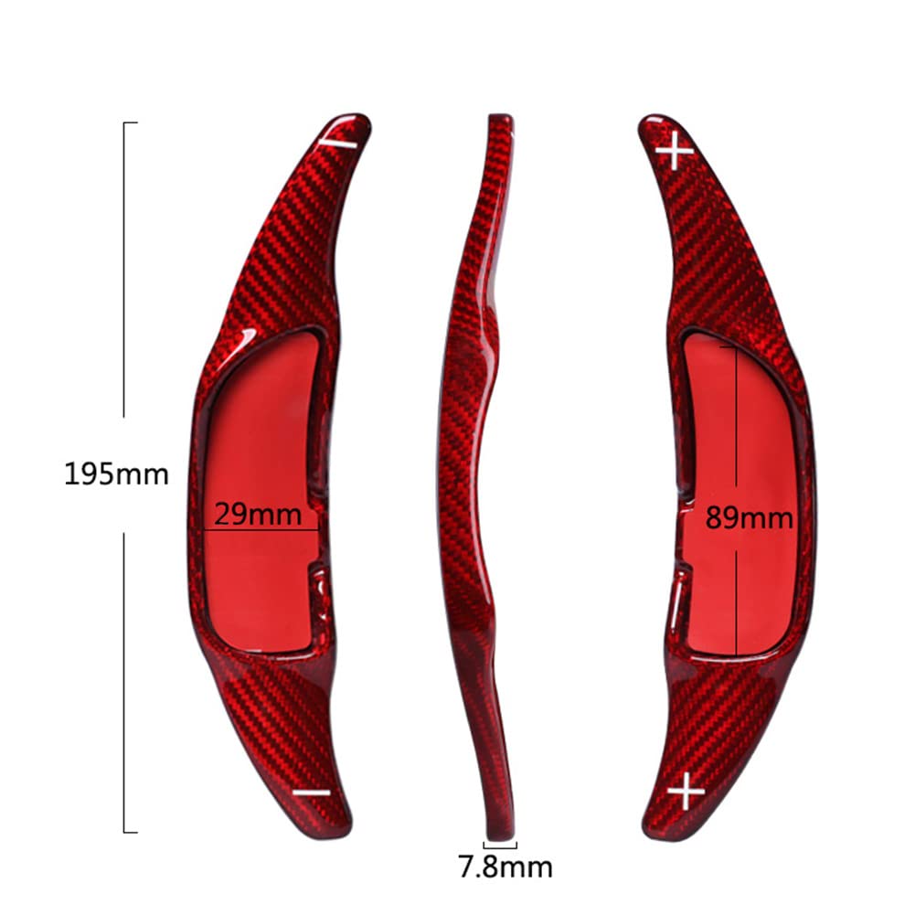Carbon Fiber Steering Wheel Paddle Shifter Extensions for Mercedes-Benz A45 C63 E63 S65 CLA45 CLS63 - Upgrade Your Driving Experience | Perfect for Racing & Performance Enthusiasts