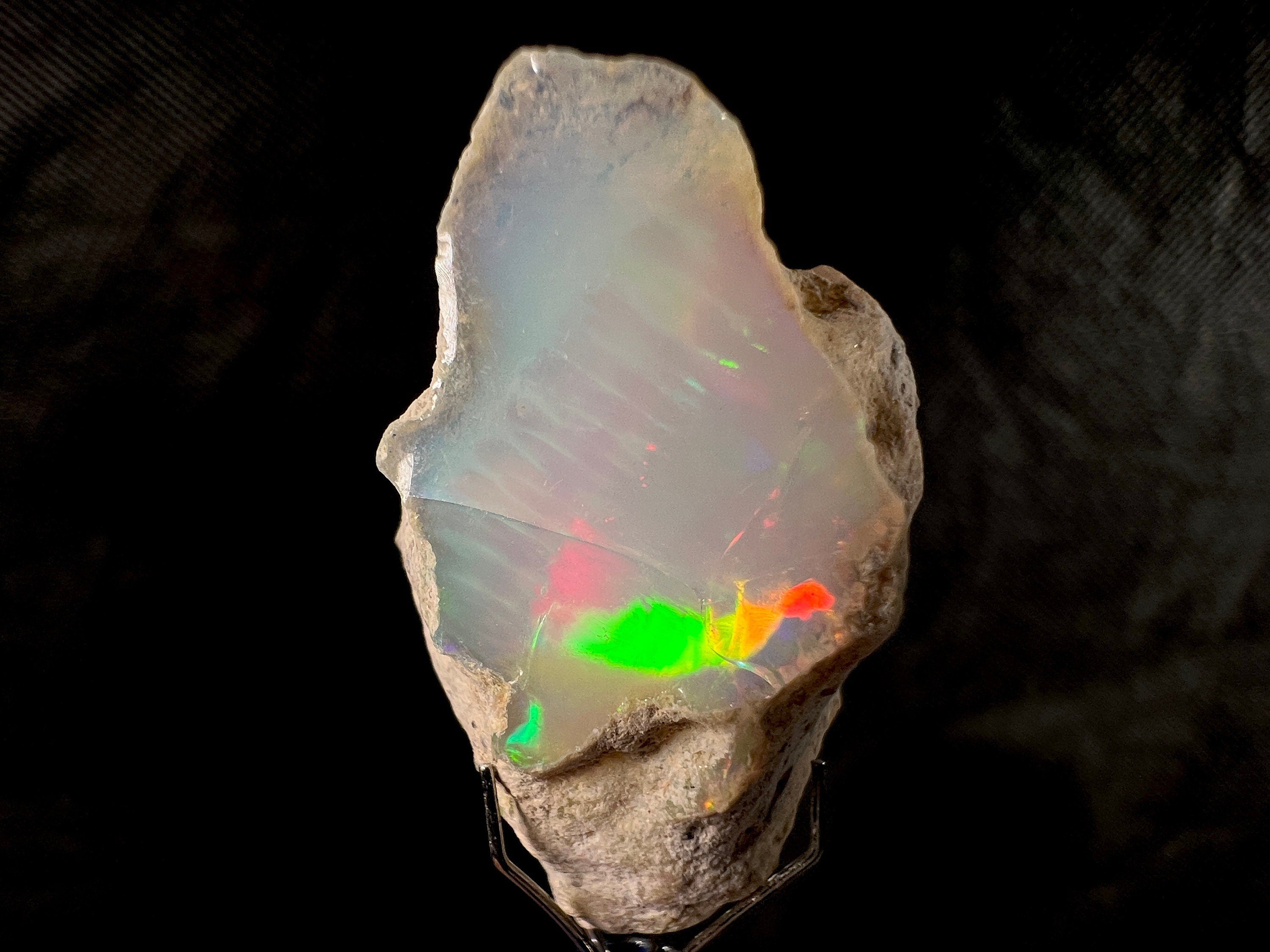 Premium 4A+ Welo Opal Raw Crystal - Natural Cutting Grade Opal Gemstone, October Birthstone for Jewelry Making & Collecting | Perfect for Rings, Necklaces & Healing Crystals