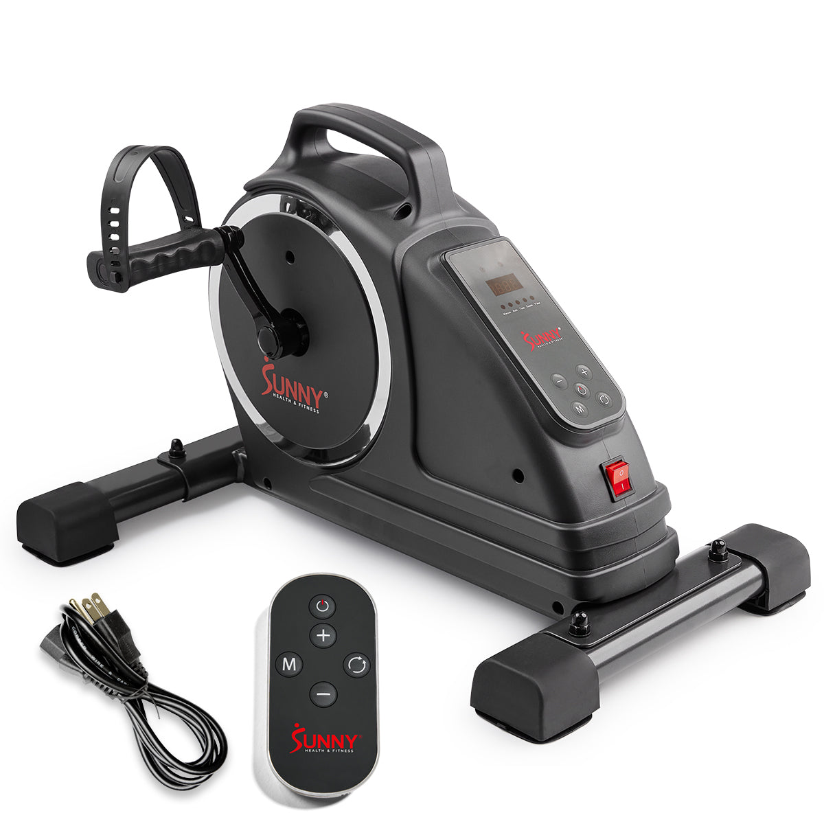 Premium Smart Motorized Mini Exercise Bike for Home & Office - Portable Under Desk Pedal Exerciser for Fitness, Rehab & Active Sitting