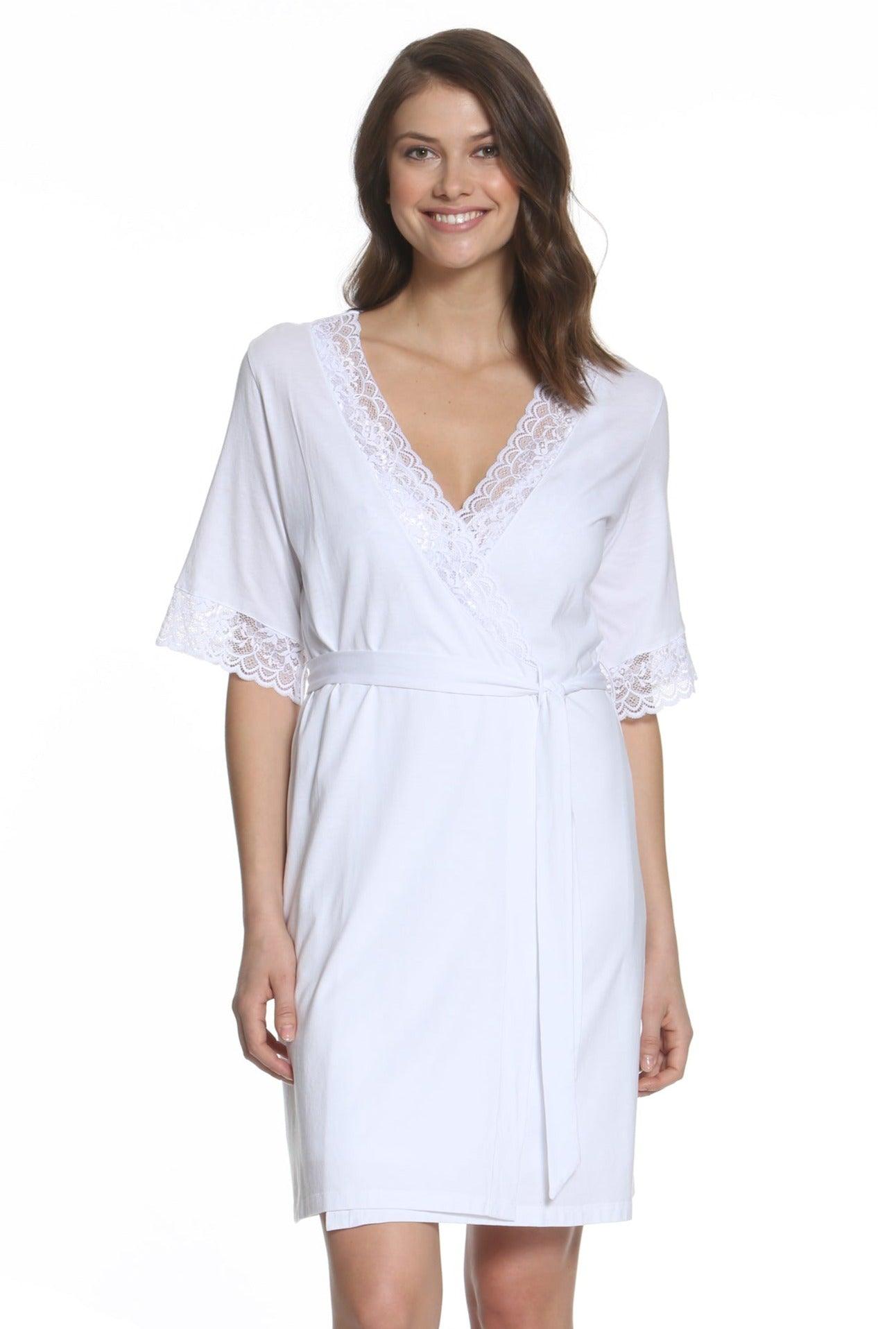Penelope Tank Chemise Robe Set - Women's Lace Sleepwear & Lounge Wear for Bridal, Honeymoon & Special Occasions