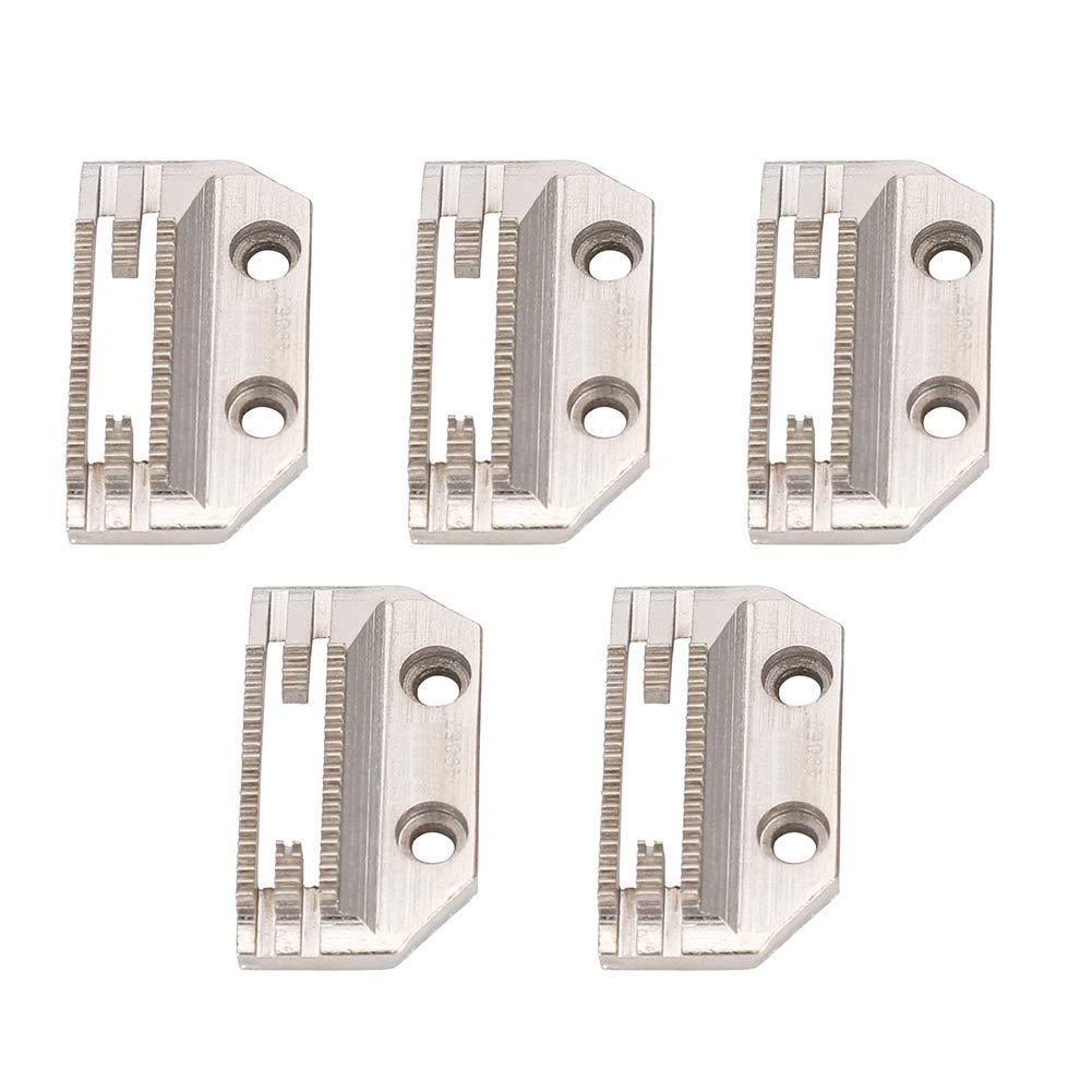 Industrial Sewing Machine Needle Plate with E-Shaped Teeth - Heavy Duty Feed Dog Plate for Professional Sewing & Quilting | Perfect for Upholstery, Leatherwork & Heavy Fabrics