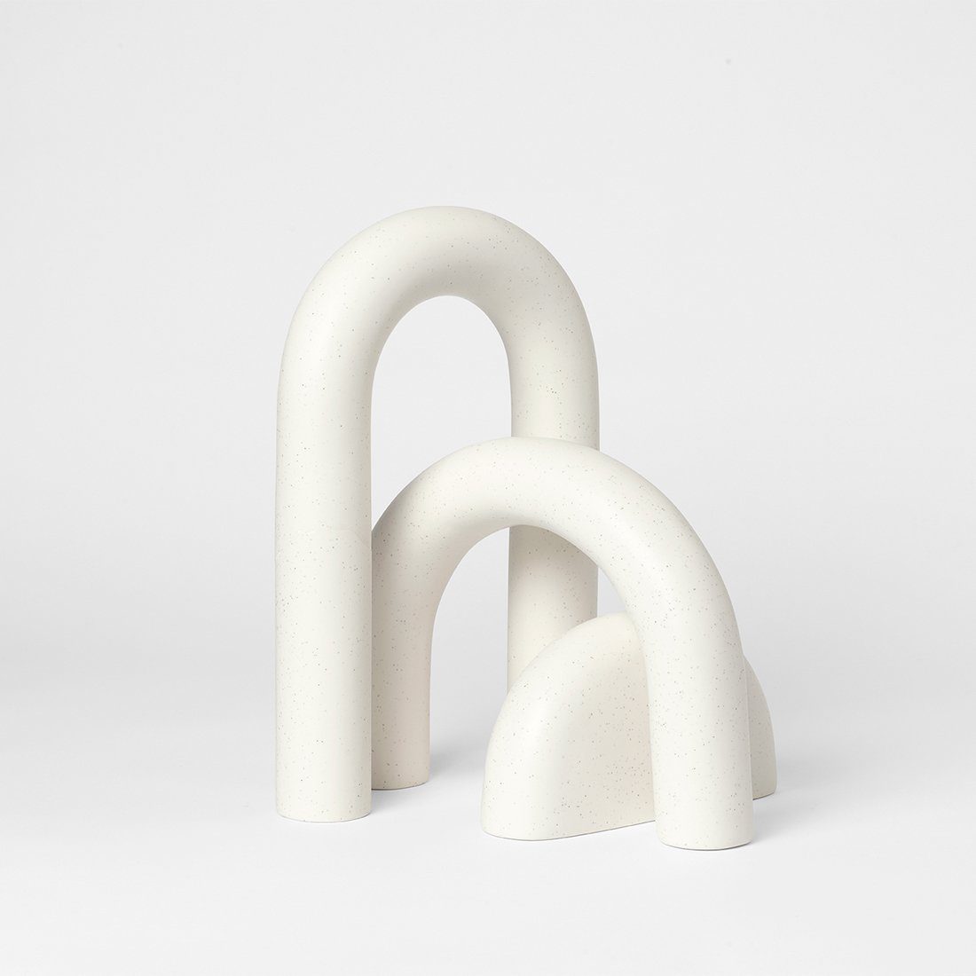 KRISTINA DAM STUDIO Cupola Sculpture - Minimalist Off White Home Decor for Living Room, Bedroom & Office | Modern Nordic Design Art Piece