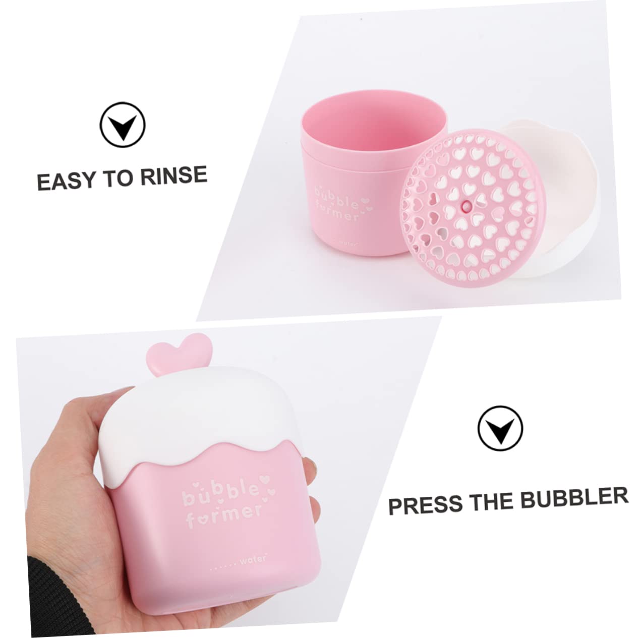 SaditY 2 Pack Face Wash Foam Cup - Rich Cream Foamer for Skincare, Marshmallow Whip Maker, Plastic Shampoo & Cleansing Foam Generator - Perfect for Daily Facial Cleansing & Luxury Bath Experience