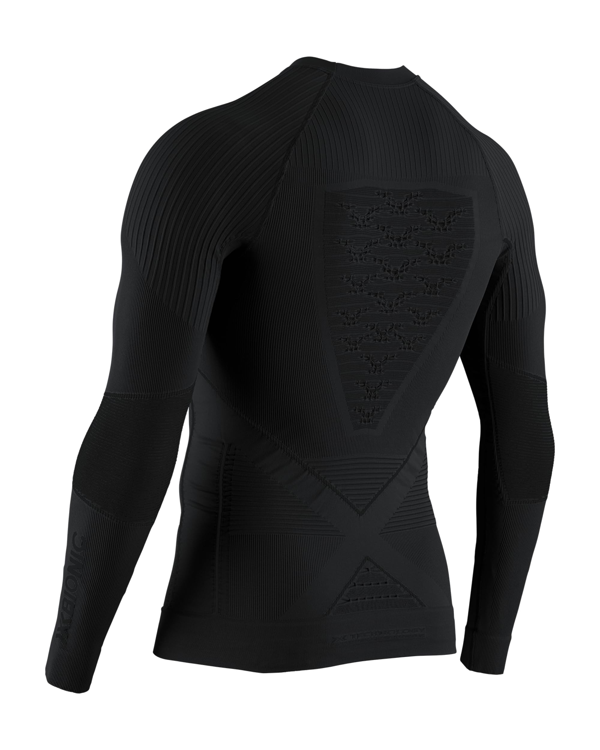 X-Bionic Men's Energy Accumulator 4.0 Performance Shirt - Moisture Wicking Long Sleeve Baselayer for Running, Hiking & Outdoor Sports