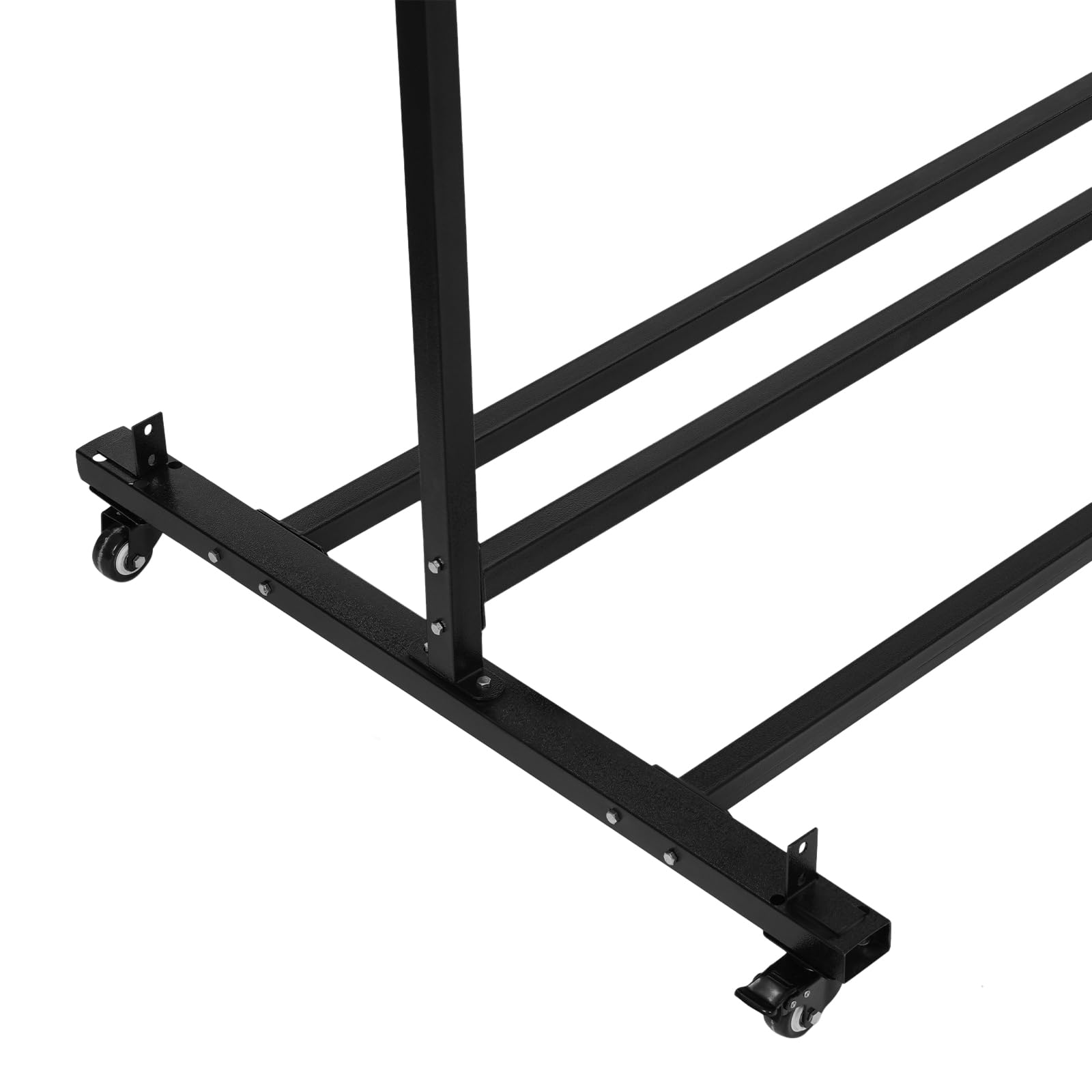 2-Tier Folding Chair Cart with Wheels - Heavy Duty Commercial Storage Rack for 84 Chairs & Tables - Locking Casters for Stability - Ideal for Hotels, Meeting Rooms, Events & Banquets (33.5 x 63 x 71.65 Inches) - Space-Saving Solution for Conference Centers, Churches & School Auditoriums