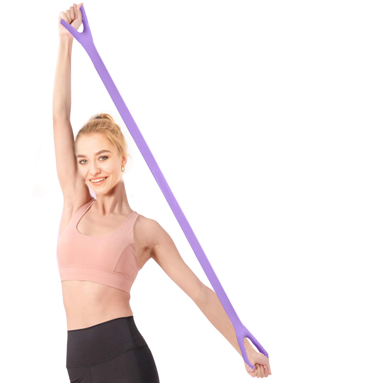 Figure 8 Fitness Resistance Band for Arm & Back Training - Elastic Exercise Bands for Pure Barre, Yoga, Pilates, Stretching & Physical Therapy | Home Gym & Workout Equipment for Shoulder, Chest & Arm Strength