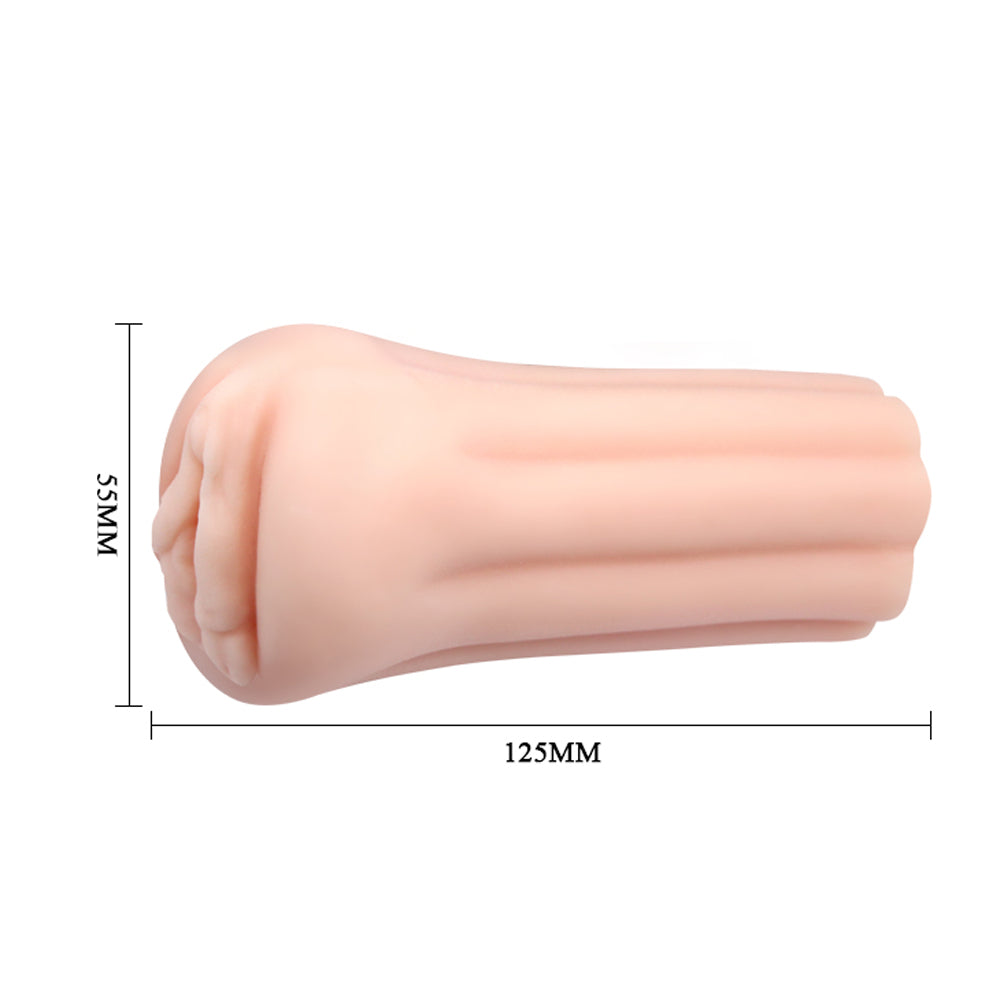 Crazy Bull Textured Male Masturbator - Realistic Vagina Stroker for Enhanced Pleasure - Perfect for Solo Play & Couples Fun