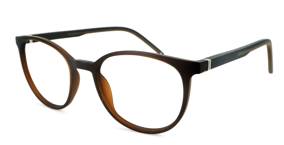 Stylish Plastic Eyeglasses Frame 801136 - Lightweight & Durable for Men & Women - Perfect for Reading, Driving & Fashion Accessories