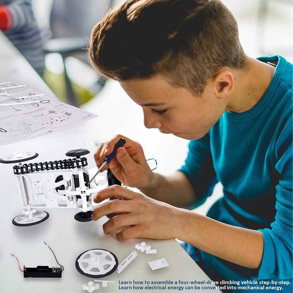 WISHKY STEM Toys for Kids Ages 8-12 | Science Kit & Engineering Projects for Young Builders | Mechanical Learning Toys for Boys & Girls 8-14 | Perfect Birthday Gift for Classroom & Home STEM Activities