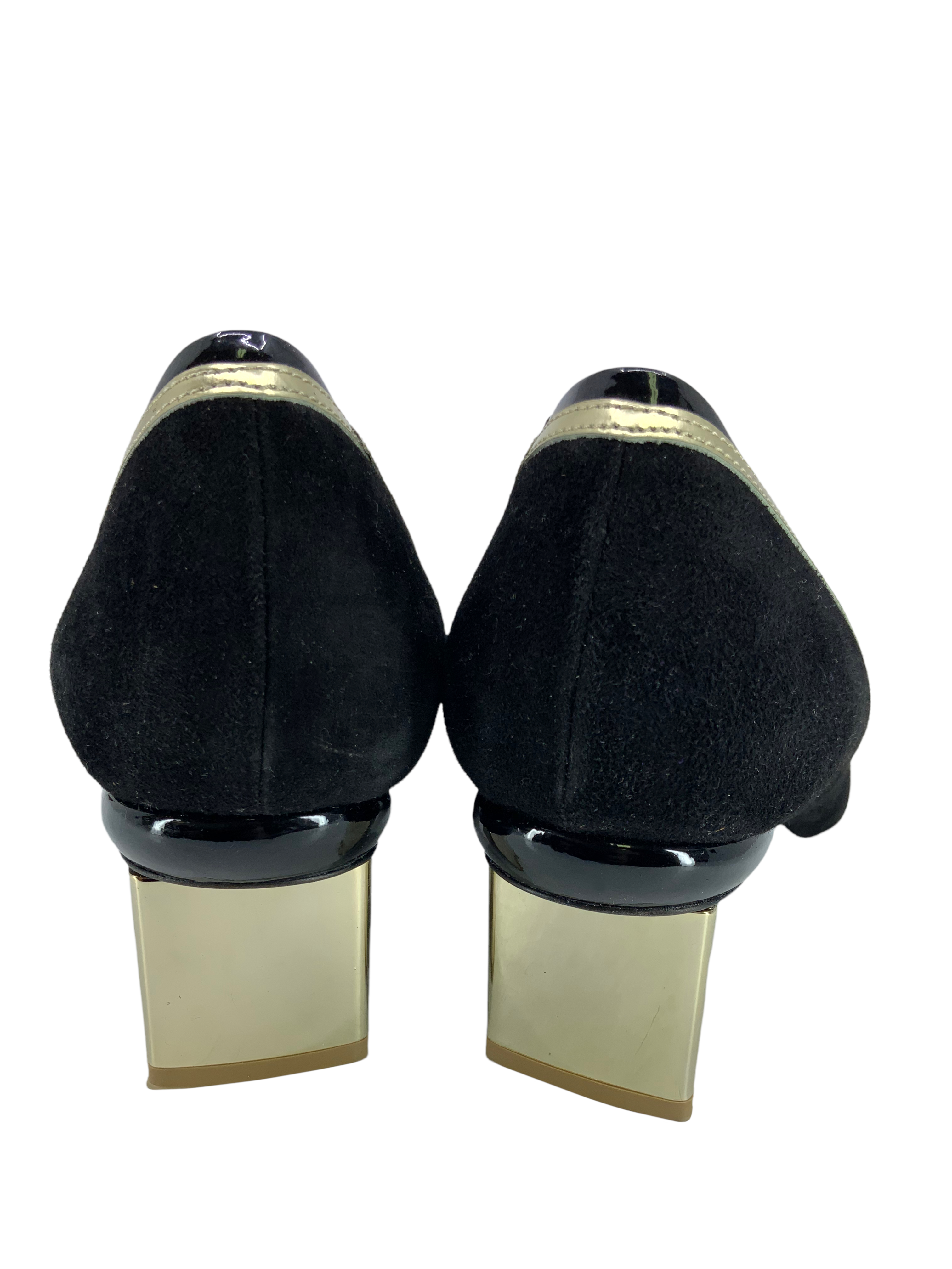 NICHOLAS KIRKWOOD Prism Suede Pumps Women's Size 7.5 | Elegant High Heels for Parties, Weddings & Office Wear