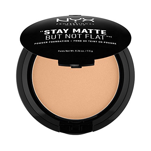 NYX Professional Makeup Stay Matte But Not Flat Powder Foundation - Tan - Oil-Free Matte Finish for All-Day Wear - Perfect for Oily Skin & Hot Weather