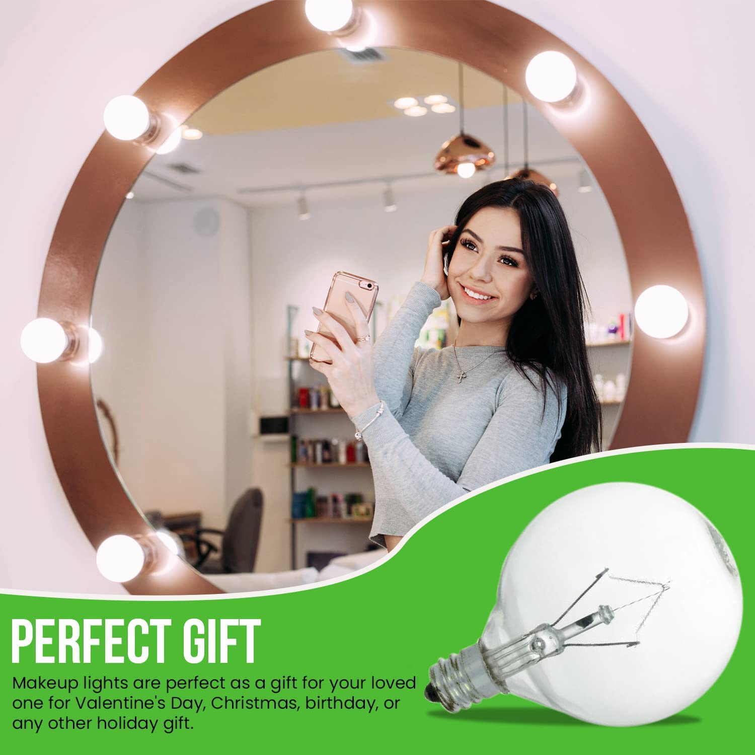 25W Wax Warmer Bulbs - Pack of 6, E12 Base Globe Incandescent Dimmable Light Bulbs for Scentsy & Full Size Wax Warmers | Perfect for Home Aromatherapy, Candle Wax Melting, and Creating Cozy Ambiance