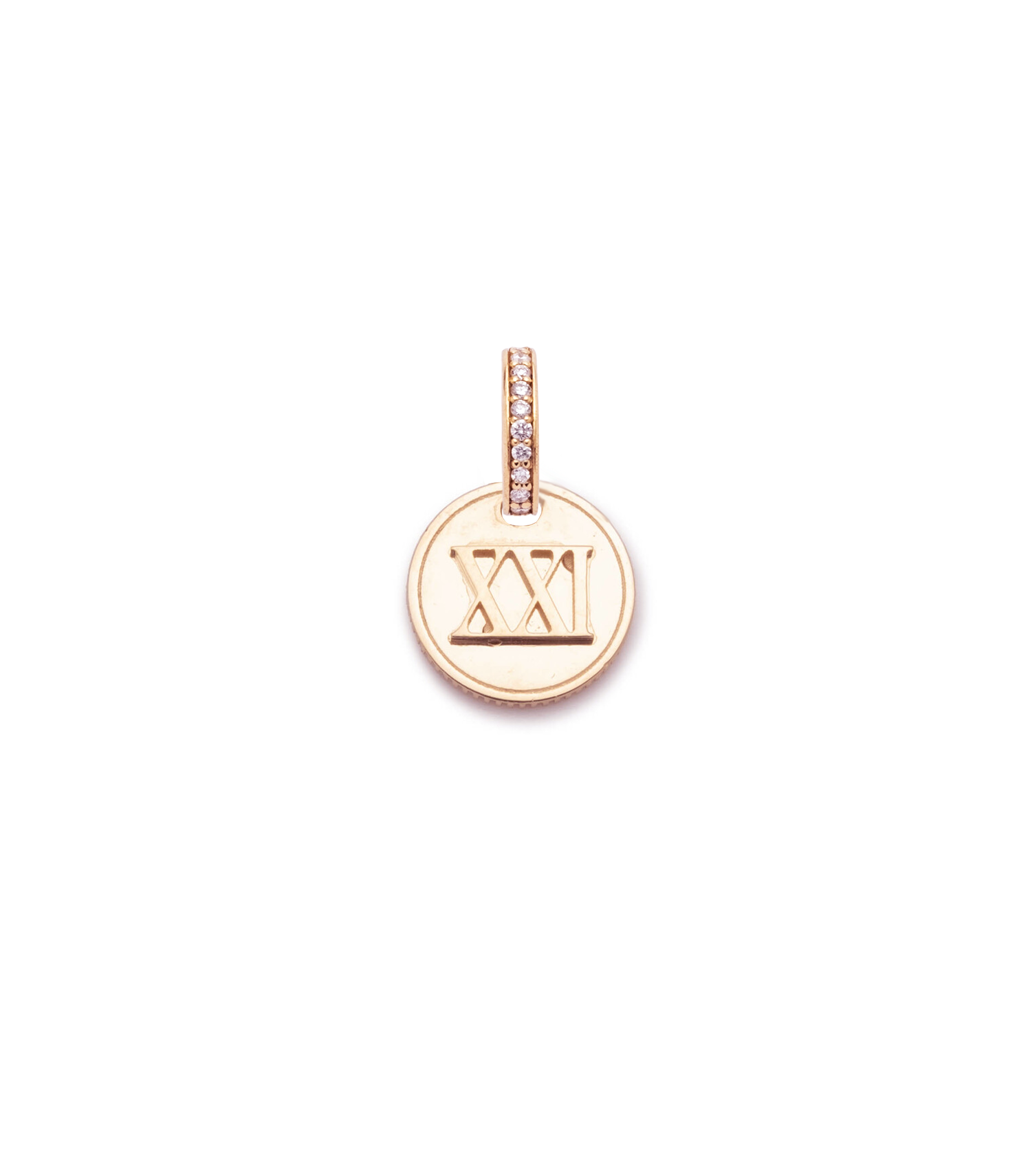 Personalized Roman Numeral Mini Coin Necklace - Rose Gold Plated Jewelry with Lobster Clasp | Perfect for Anniversary Gifts, Birthday Presents & Special Occasions