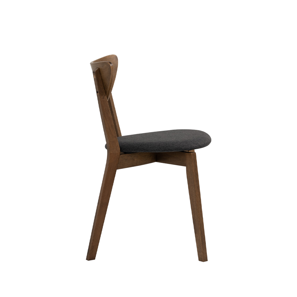 Harper Dining Chair - Modern Wooden Dining Room Chair with Upholstered Seat - Perfect for Kitchen, Dining Room, and Home Office Use