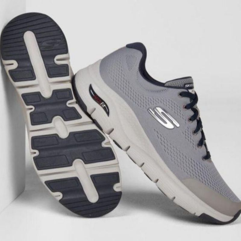 Men's Arch Fit Support Shoes - Comfortable Walking & Running Sneakers for Flat Feet & Plantar Fasciitis Relief - Ideal for Work, Travel & Daily Activities