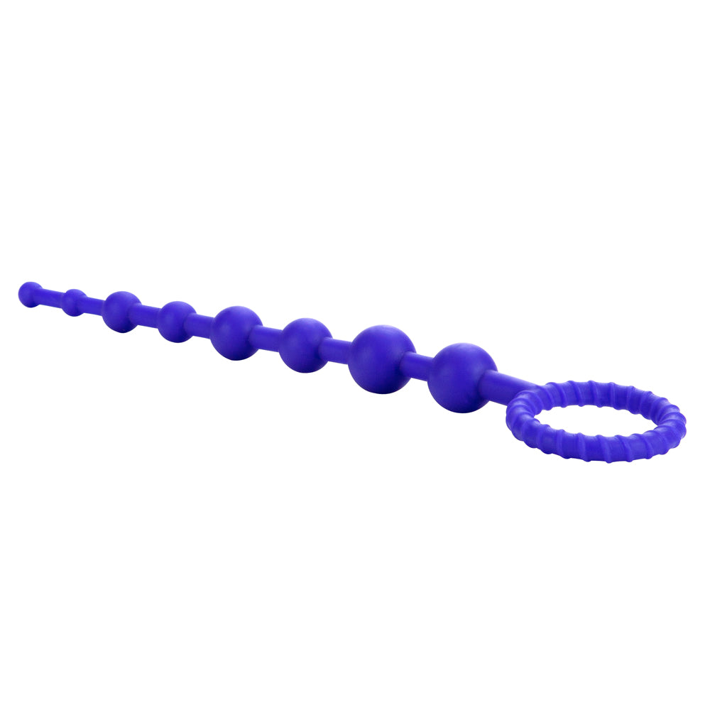 Booty Call X 10 Silicone Anal Beads for Couples - Flexible & Body-Safe Adult Toy for Anal Play, BDSM & Sensual Exploration - Perfect for Beginners & Experienced Users