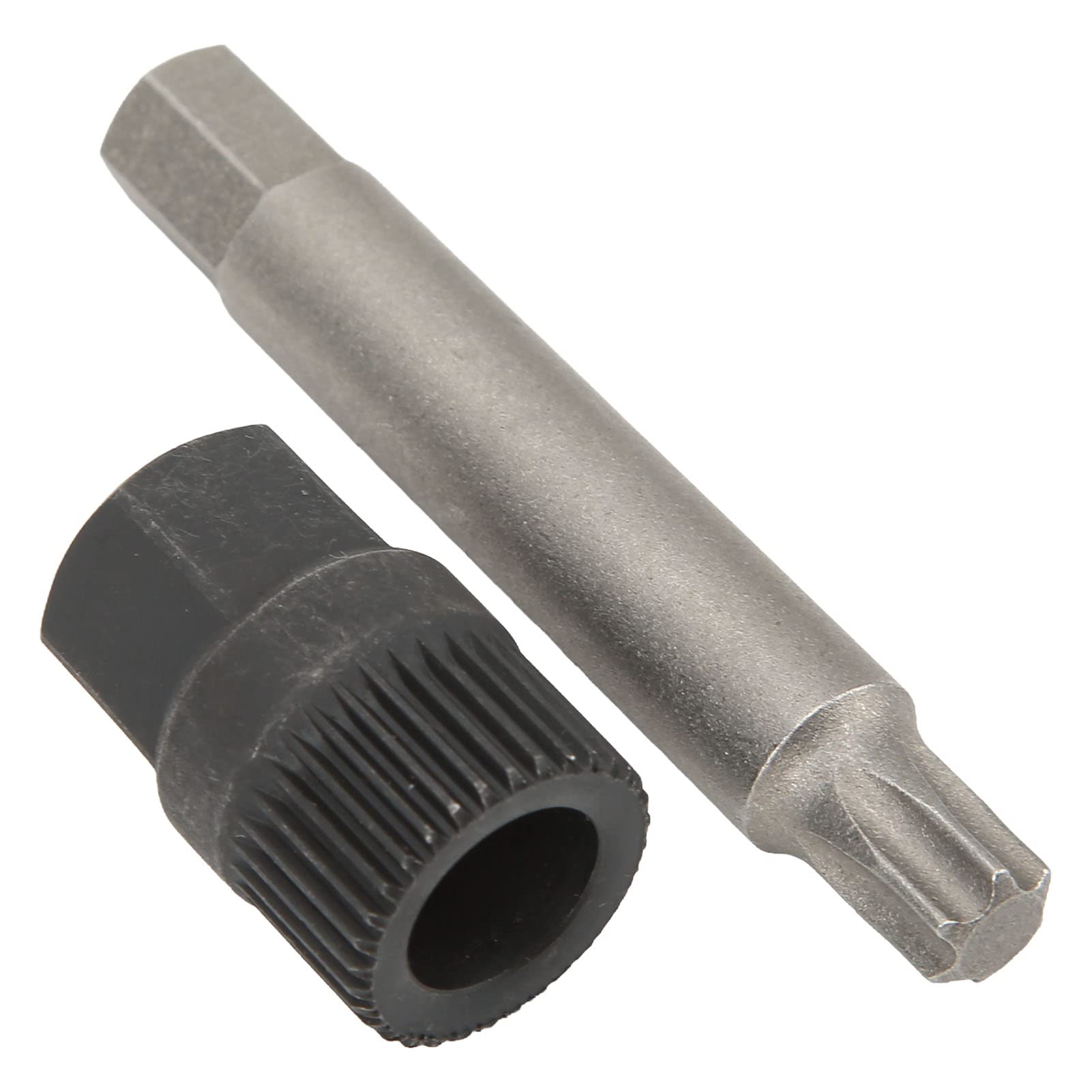 30mm Spline 33 Teeth Alternator Pulley Puller Kit with 75mm Impact Proof Sleeve Removal Tool - Durable Car Repair Tool for Alternator Replacement & Maintenance | Perfect for DIY Mechanics & Professional Auto Shops