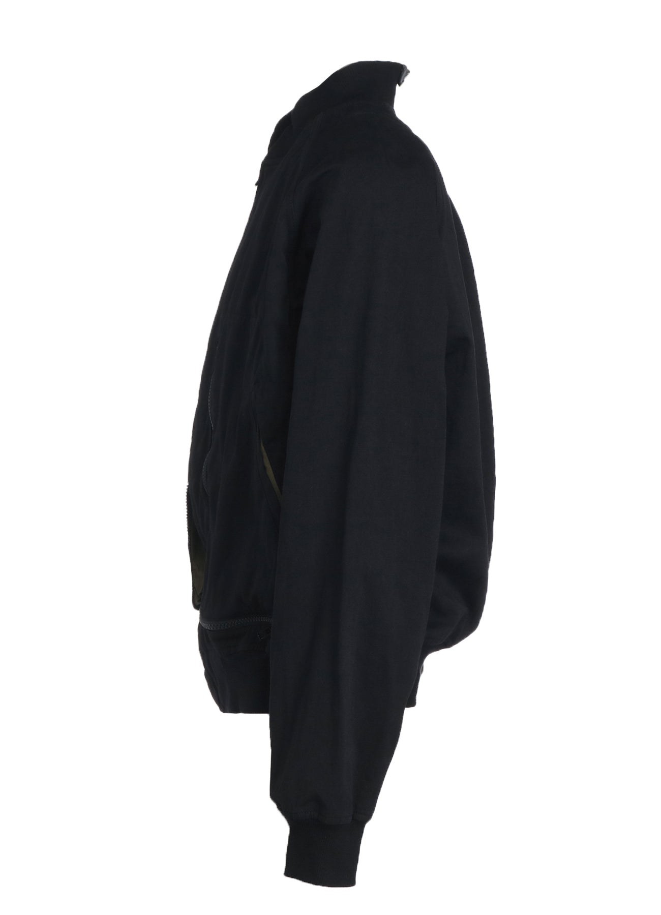 Premium Cotton Hemp Twill Blouson Jacket with Gusseted Zippered Pockets | Casual Outerwear for Men & Women | Perfect for Outdoor Activities & Everyday Wear