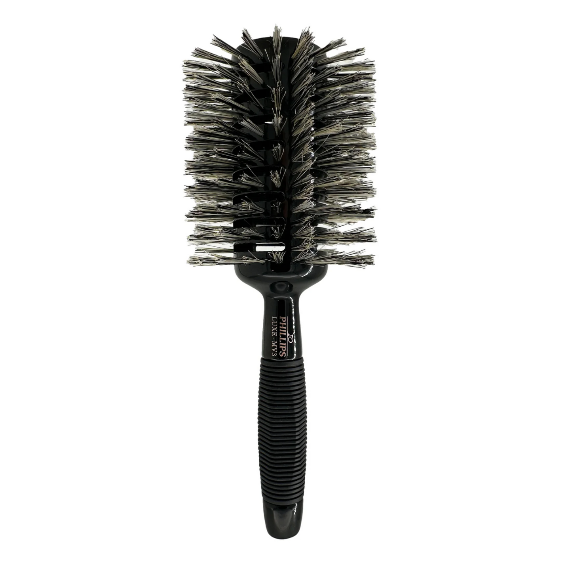 Phillips Brush 4 Monster Vent Round Hair Brush with Mixed Boar & Ionic Nylon Bristles (LUXE MV3) - Professional Styling Tool for Salon-Quality Blowouts & Smoothing