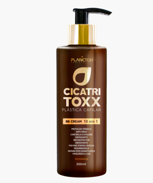 Cicatritoxx Capillary Plastic BB Cream - 10-in-1 Multifunction Face Cream (200ml) | Professional Skincare with Plankton Extract | For Daily Makeup Base, Wrinkle Reduction & Skin Brightening