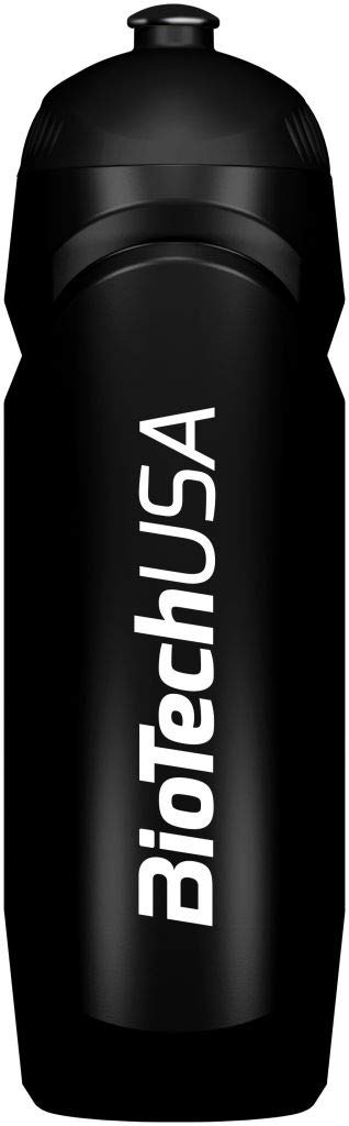 BioTechUSA 750ml Black Water Bottle - BPA Free, Leak Proof Sports & Gym Accessory for Fitness, Running, Hiking & Outdoor Activities