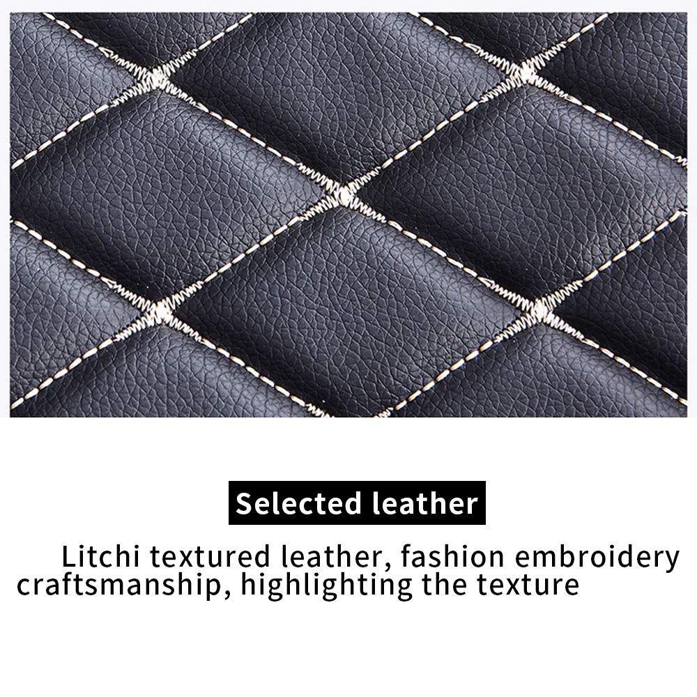 Premium All-Season 3D Floor Mats for BMW X5 E53 (2004-2007) - Leather Carpet Set with Full Protection - Black & Red Interior Accessories - Perfect for Daily Commuting, Road Trips & Extreme Weather Protection