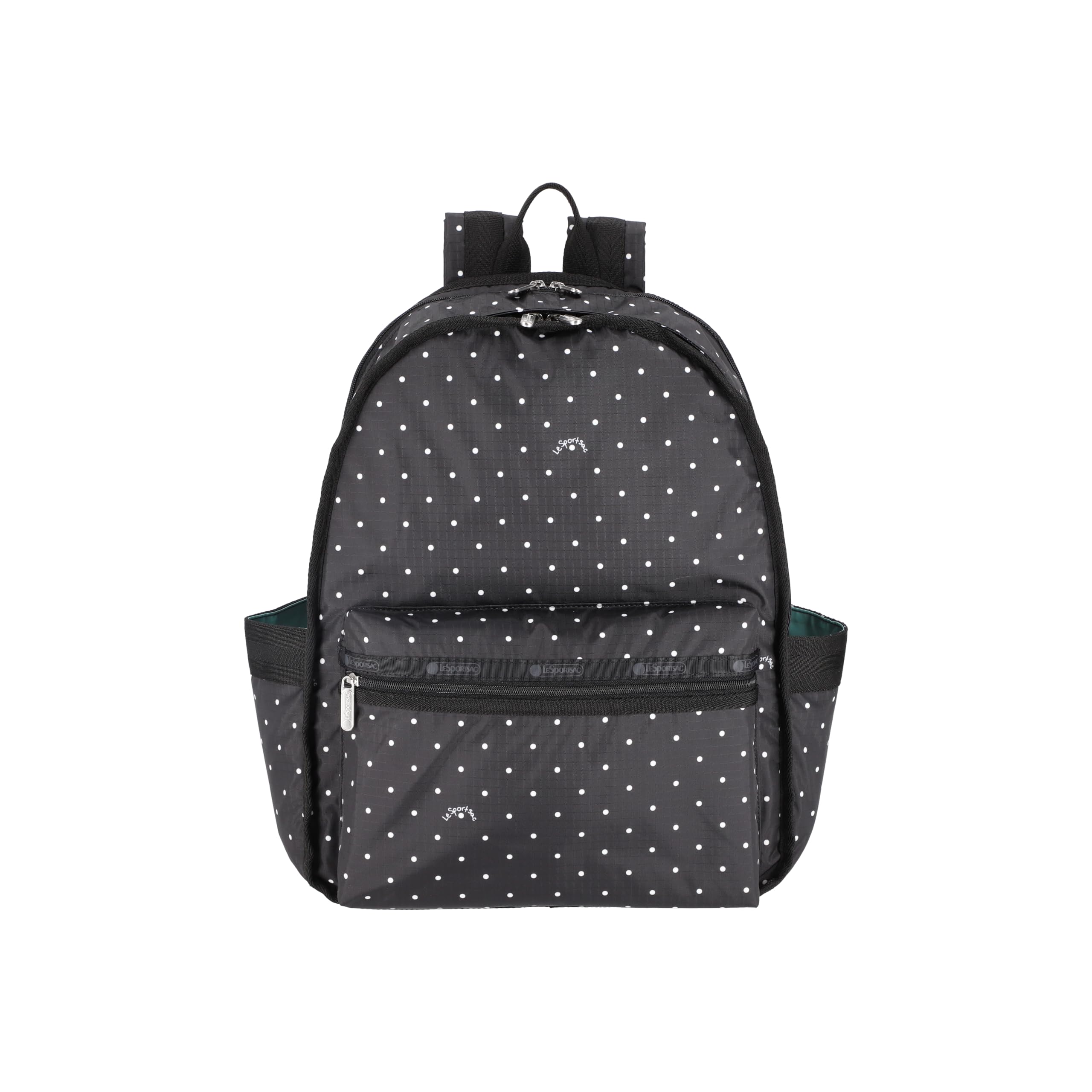 LeSportsac Route Backpack - Stylish Petite Dot Print Lightweight Travel Backpack for Women & Teens | Perfect for School, Work, Gym & Weekend Getaways