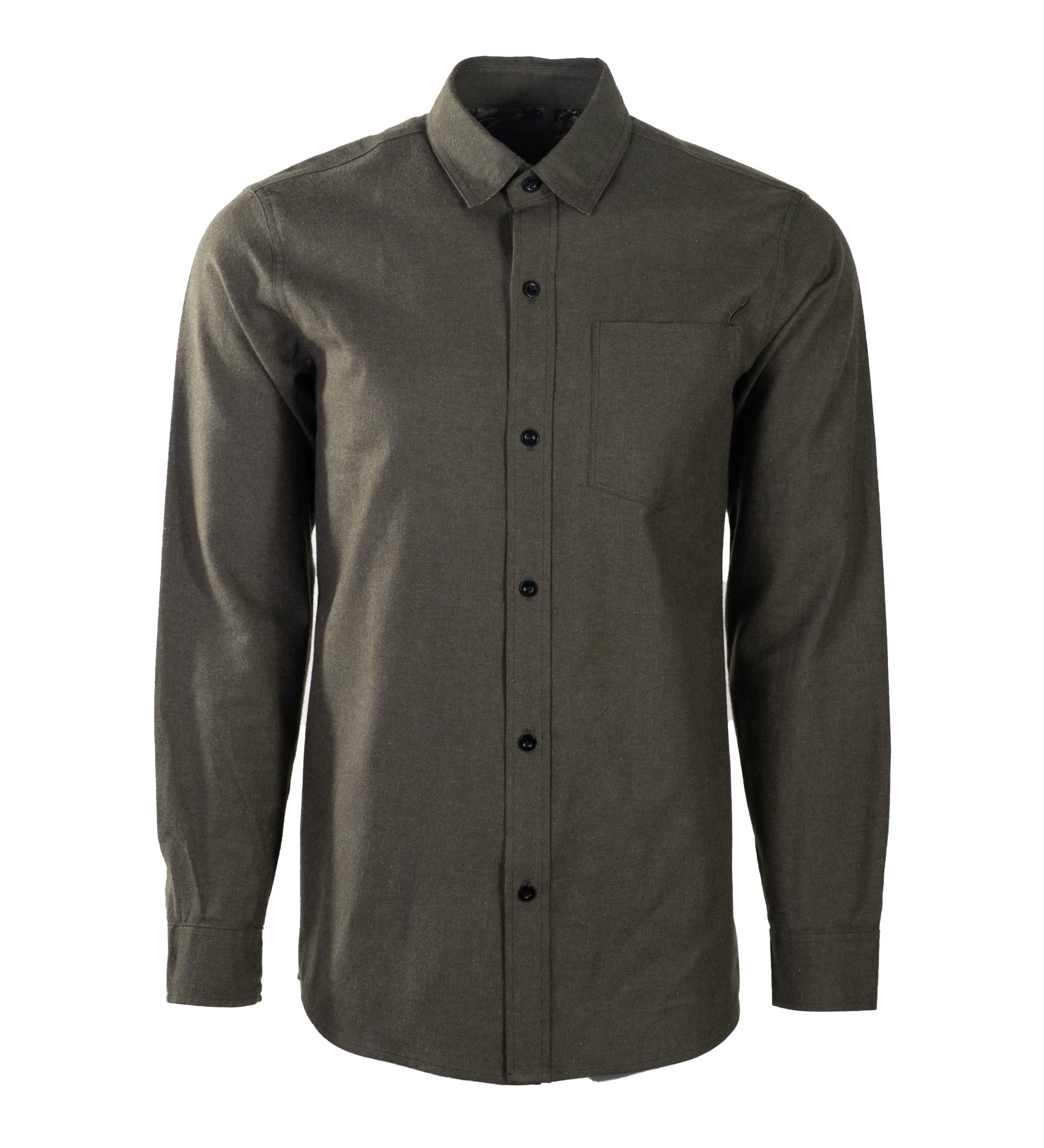 Pladra Men's Elli Flannel Shirt - Durable & Soft Button-Up Shirt for Outdoor Activities | Perfect for Camping, Hiking and Casual Wear