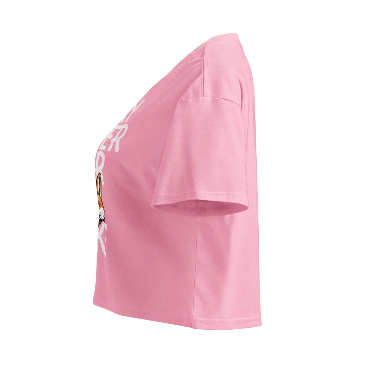 Stay Sober For Fox Sake Women's Crop Top - Trendy Casual Summer T-Shirt for Women, Perfect for Parties, Festivals and Everyday Wear