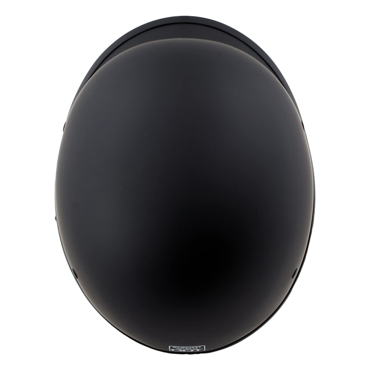 Milwaukee MPH9750DOT DOT Approved Matte Black Motorcycle Helmet for Men & Women - Small, Perfect for Urban Riding